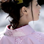Fourth pic of Sexy and beauty Japanese av idol Nana Aida shows her off body undressing a kimono