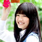 First pic of Ai Eikura Asian is shy but shows nasty ass under uniform outdoor