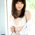 Third pic of Ai Eikura Asian is shy but shows nasty ass under uniform outdoor