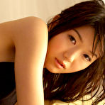 Fourth pic of Noriko Kijima Asian with sexy back in black lingerie is very hot