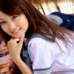 Second pic of Misaki Nito Asian in sailor gal blouse shows hot butt in panty