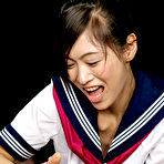 Third pic of Yamada Reika sucks and jerks cock