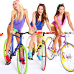 First pic of Bikes and Broads Dani Daniels Hot cycle chicks photo shot goes right wet pussy tit sucking action cum for the ride @ WeLiveTogether&trade;