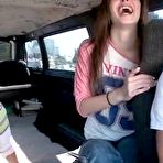 Fourth pic of Cute Brunette Seems To Be Ready For Some Fun 2 - BangBus