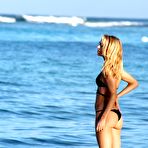 First pic of Kimberley Garner in black bikini at Barbados