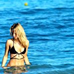Third pic of Kimberley Garner in black bikini at Barbados