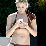 First pic of Leann Rimes sexy in bikini poolside