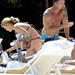 Fourth pic of Leann Rimes sexy in bikini poolside