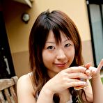First pic of Japanese model Aki Kawasaki outdoor posing