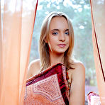 First pic of Rachel Blau Sexy Russian Teases Nude Body Behind Curtains