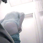 Fourth pic of Chicks gushing slits filmed by spy cam in toilet