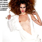 Third pic of Eniko Mihalik sexy and topless posing photoshoot