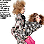 Fourth pic of Eniko Mihalik sexy and topless posing photoshoot