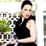 First pic of Nikita Bellucci French Pornstar Frilly Dress Striptease