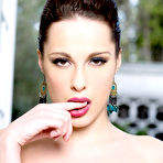 Fourth pic of Nikita Bellucci French Pornstar Frilly Dress Striptease