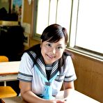 Fourth pic of Slutty Sayaka removes clothes flashes tits