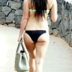 Third pic of Busty Casey Batchelor cleavage in black bikini