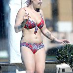 Third pic of Kelly Osbourne sexy in bikini poolside shots