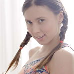 First pic of Tall sexy teenie gets her bush creamed on a massage table