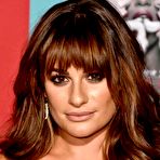 Third pic of Lea Michele sexy legs and cleavage