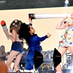 Second pic of Miley Cyrus legs and upskirt on the stage