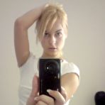 First pic of Very enthusiastic blonde girl does some nude selfies.