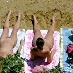 First pic of Teen nudists take off their clothes and play nude