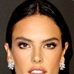 Third pic of Alessandra Ambrosio no bra under see through dress
