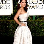 Third pic of Salma Hayek at 72nd Annual Golden Globe Awards