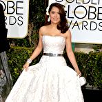 Fourth pic of Salma Hayek at 72nd Annual Golden Globe Awards