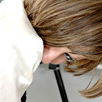Second pic of Naughty pantyhosed schoolgirl getting outrageous lesson from lewd teachers
