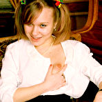 Second pic of Terrific fat schoolgirl gets rid of her clothes