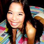 Third pic of Brunette girlfriend strips then sucks a big long cock and fucks