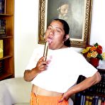 First pic of Olivia said that when she reached 60 years old she just could not get enough sex. Watch her fuck her mature black snatch with a huge dildo