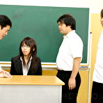 First pic of Horny teacher Maho Sawai gets in group sex | Japan HDV