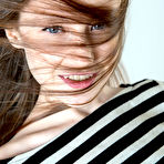 First pic of Anne Taking Off Her Striped Dress - NudesPuri.com