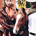 Fourth pic of Karlie Kloss sexy and see through mag scans