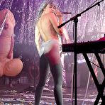 Third pic of Miley Cyrus almost topless at Art Basel