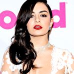 Second pic of Charli XCX nude boobs under see through dress