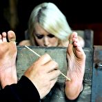 Third pic of SexPreviews - Cherry Torn is bound to device her big tits exposed and mouth fucked