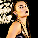 First pic of Sovereign Syre Sultry Pornstar Strips Latex Catsuit