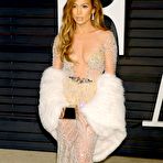 Third pic of Jennifer Lopez sexy cleavage at Oscar Party