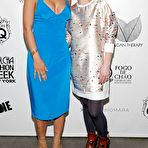 Third pic of Christina Milian sexy cleavage at fashion show