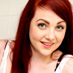 First pic of Kara Carter Frisky Redhead has Fun in the Tub