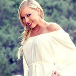 First pic of Brea Bennett Hot Blonde Displays Classic Bod on Classic Mustang