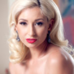 Fourth pic of Shay Laren Blonde Glamour Girl in Tight Corset and Thong