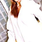 First pic of Sapphire Young in white sexy shirt hard cock throbbing in her hand
