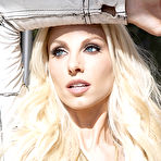 First pic of Kyara Tyler Shows Off Blonde Busty Bod on the Stairs