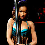 First pic of Skin Diamond Agile Ebony Pornstar Works Stripper Pole