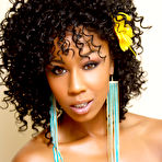 Fourth pic of Misty Stone Ebony Goddess Bikini Striptease